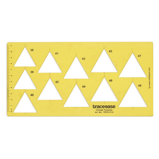 Geometric Drafting Triangle Template Drawing Stencil