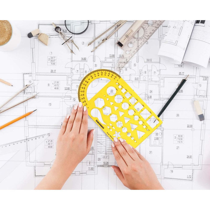 Geometry Drafting Combination Stencils Geometric Drawing