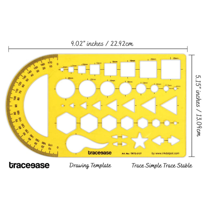 Geometry Drafting Combination Stencils Geometric Drawing