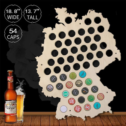 Germany Beer Cap Map