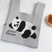Giant Panda Knitted Bag Large Capacity Cartoon Vest Style