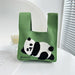 Giant Panda Knitted Bag Large Capacity Cartoon Vest Style