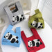 Giant Panda Knitted Bag Large Capacity Cartoon Vest Style