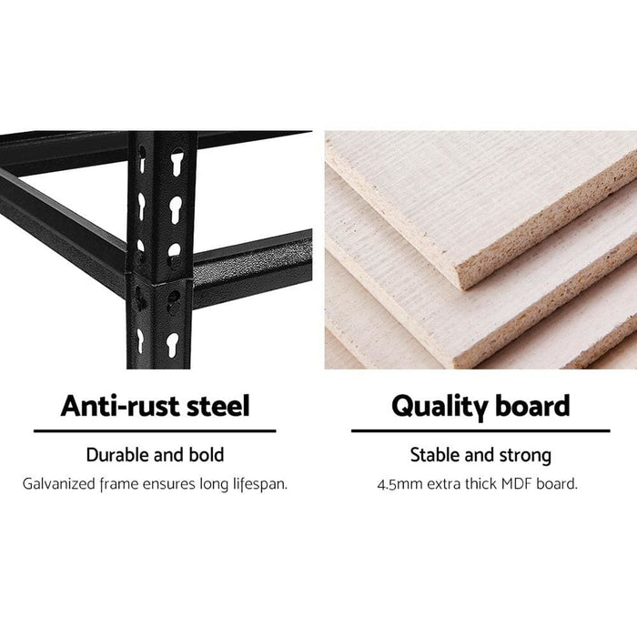 Giantz 1.5m Warehouse Racking Rack Storage Shelf Organiser