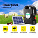 Giantz 20km Electric Fence Energiser Solar Energizer