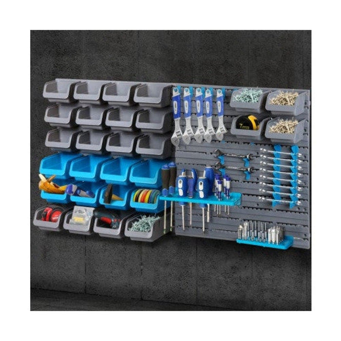 Giantz 44 Bin Wall Mounted Rack Storage Organiser