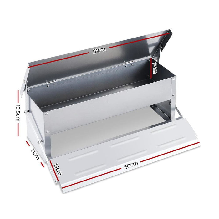 Giantz Auto Chicken Feeder Automatic Chook Poultry Treadle