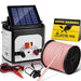 Giantz 8km Solar Electric Fence Energiser Charger with 400m