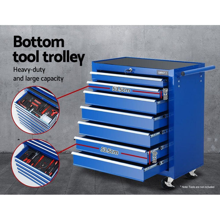 Giantz Tool Chest And Trolley Box Cabinet 16 Drawers Cart