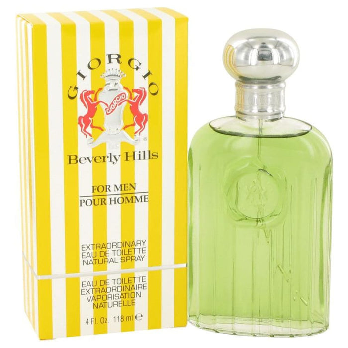 Giorgio Edt Spray by Beverly Hills for Men - 120 Ml
