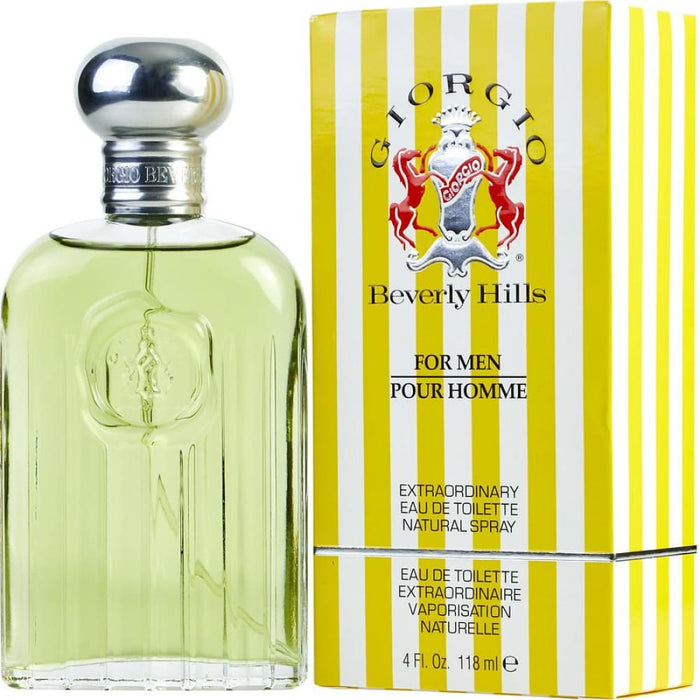 Giorgio Edt Spray by Beverly Hills for Men - 120 Ml