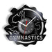 Girls Gymnastics Vinyl Record Wall Clock