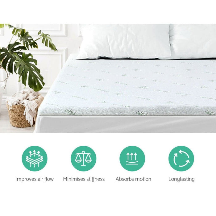 Giselle Bedding 11-zone Memory Foam Mattress Topper 8cm