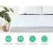 Giselle Bedding 11-zone Memory Foam Mattress Topper 8cm