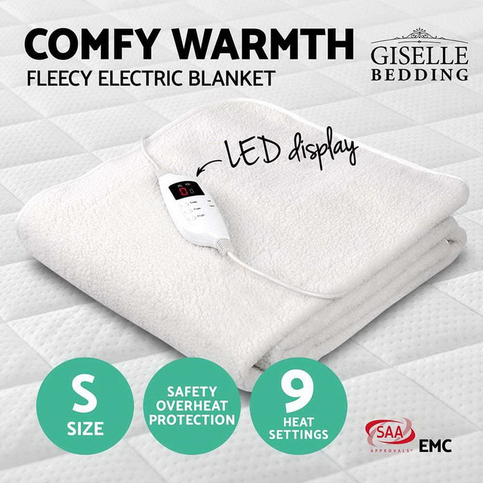 Giselle Bedding 9 Setting Fully Fitted Electric Blanket