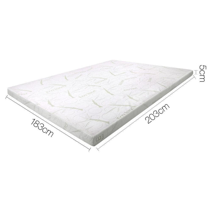 Giselle Bedding Cool Gel Memory Foam Mattress Topper w