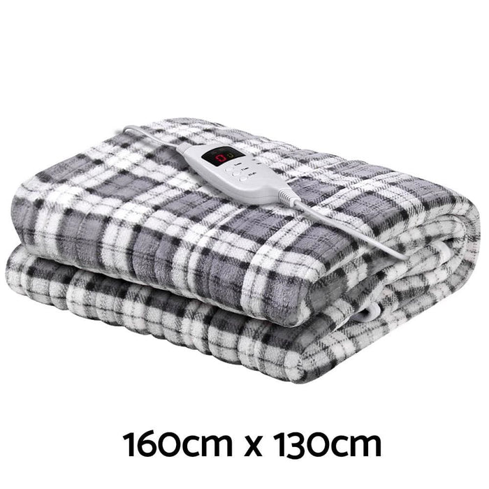 Giselle Bedding Electric Throw Rug Flannel Snuggle Blanket