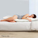 Goslash Picks Giselle Bedding Full Body Memory Foam Pillow
