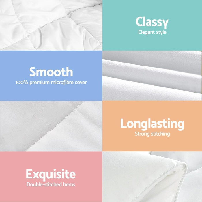 Giselle Bedding King Size 700gsm Bamboo Microfibre Quilt
