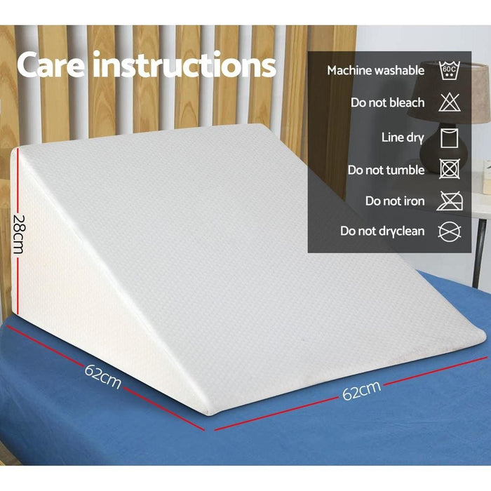 Goslash Picks Giselle Bedding 2x Memory Foam Wedge Pillow