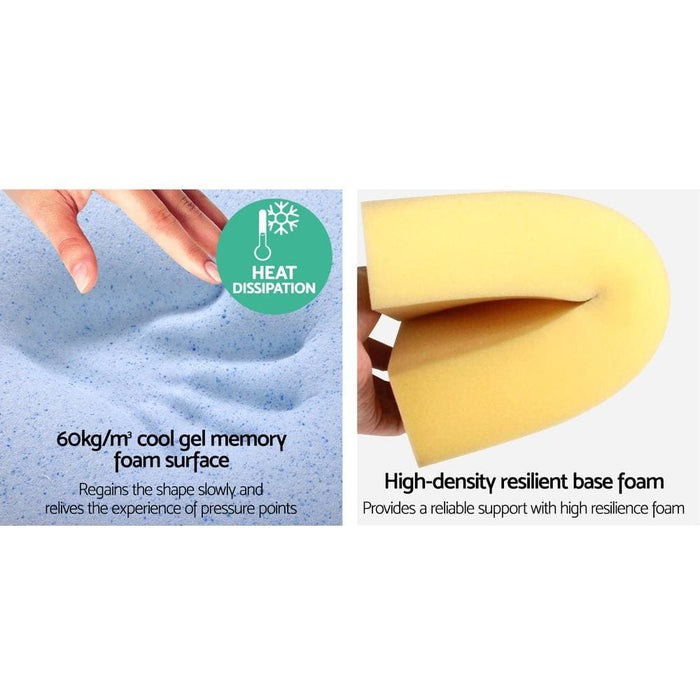 Goslash Picks Giselle Bedding 2x Memory Foam Wedge Pillow