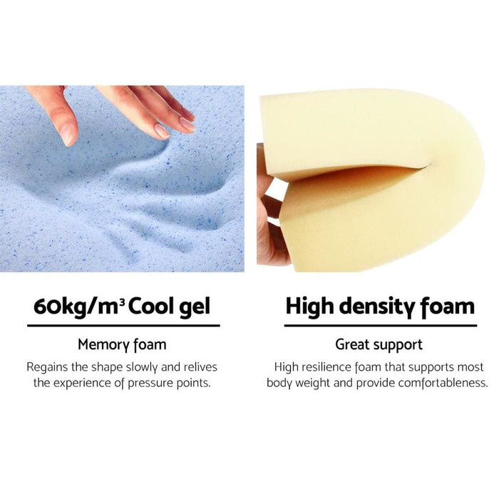 Goslash Picks Giselle Bedding 2x Memory Foam Wedge Pillow