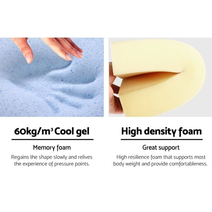 Goslash Picks Giselle Bedding 2x Memory Foam Wedge Pillow