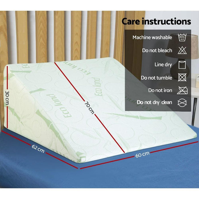 Goslash Picks Giselle Bedding 2x Memory Foam Wedge Pillow