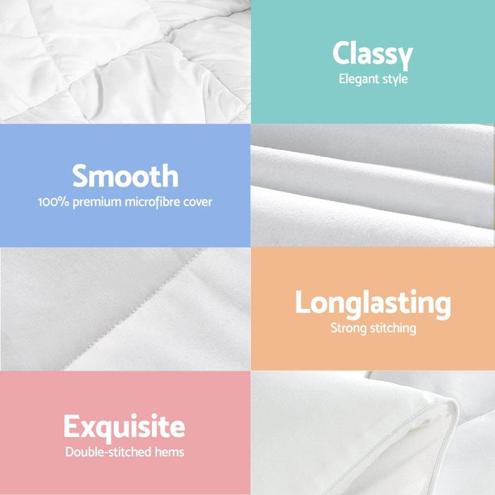 Giselle Bedding Queen Size 400gsm Microfibre Quilt