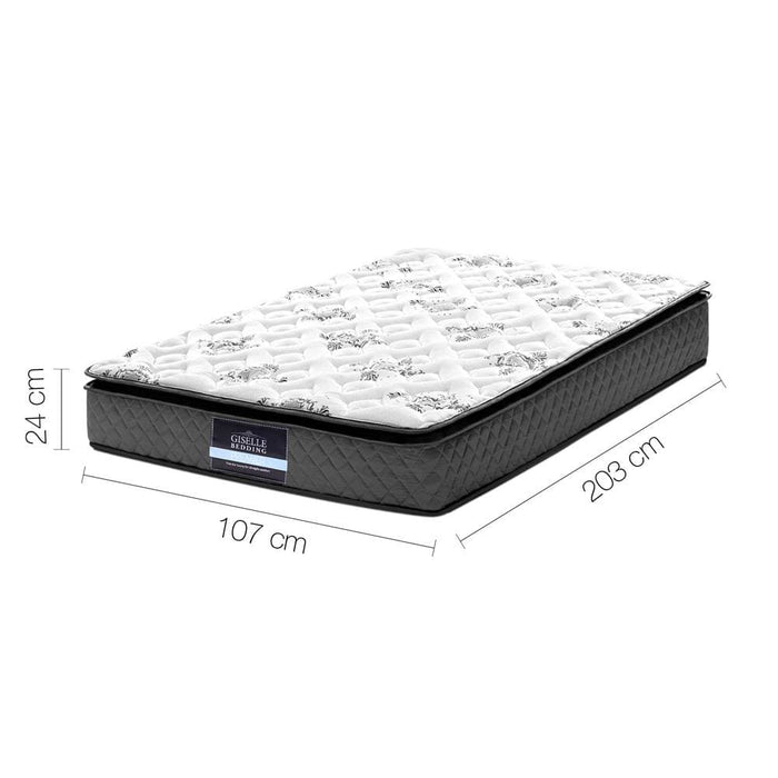 Giselle Bedding Rocco Bonnell Spring Mattress 24cm Thick