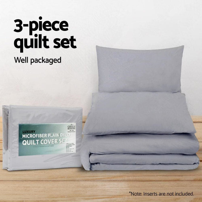 Giselle Bedding Super King Size Classic Quilt Cover Set