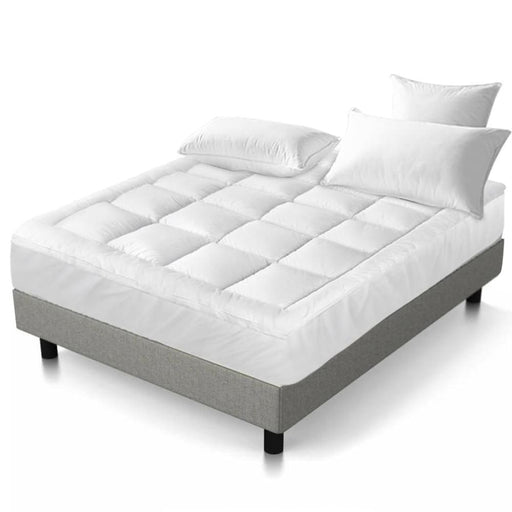 Giselle King Single Mattress Topper Bamboo Fibre Pillowtop