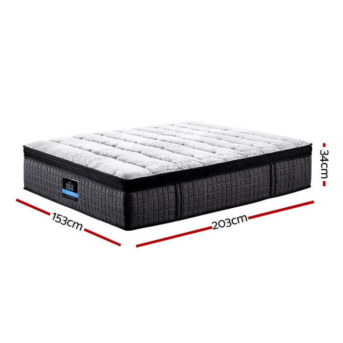 Giselle Queen Bed Mattress 9 Zone Pocket Spring Latex Foam