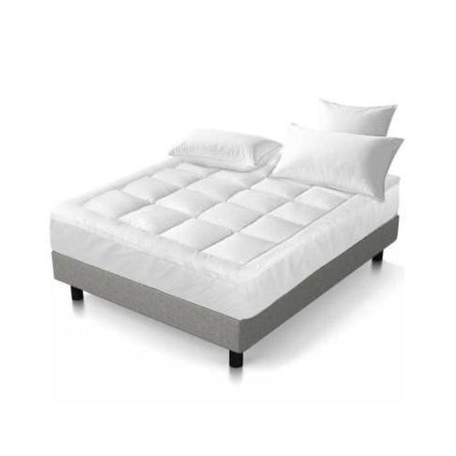 Giselle Queen Mattress Topper Pillowtop 1000gsm Microfibre