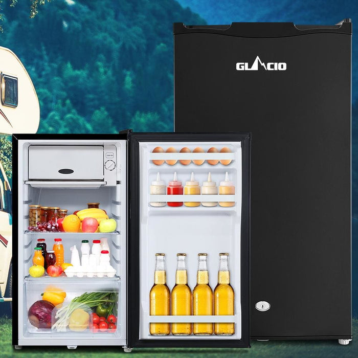 Glacio 95l Portable Fridge Bar Freezer Cooler Upright 12v