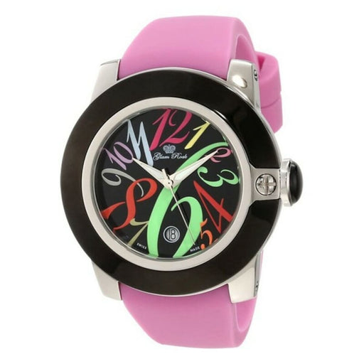 Glam Rock Gr32039 Ladies Quartz Watch Black 44mm