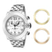 Glam Rock Gr32154 Ladies Quartz Watch White 44mm