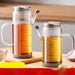 Glass Condiment Bottle for Kitchen Cooking