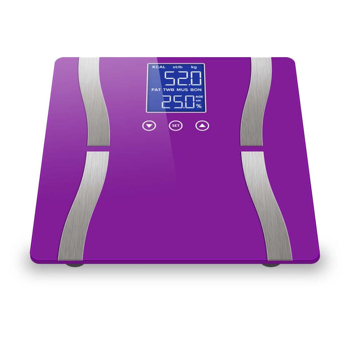 Glass Lcd Digital Body Fat Scale Bathroom Electronic Gym