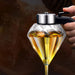 Glass Honey Dispenser with Diamond Shaped Container