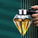 Glass Honey Dispenser with Diamond Shaped Container