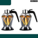 Glass Honey Dispenser with Diamond Shaped Container