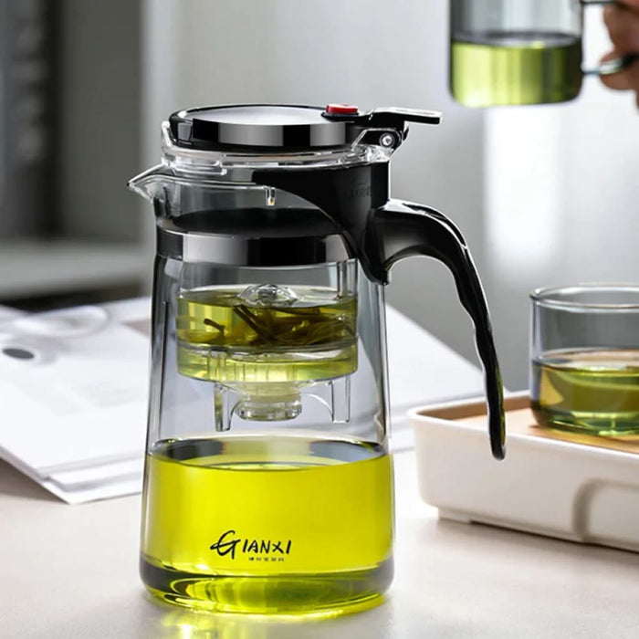 Glass Tea Pot with Infuser and Set