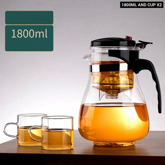 Glass Teapot With Filtration