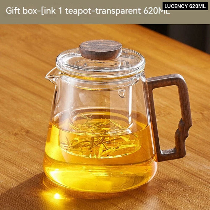 Glass Teapot Set for Office or Home