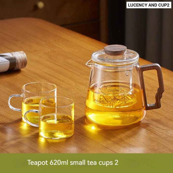 Glass Teapot Set for Office or Home