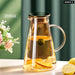 Glass Water Jug with Handle