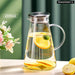 Glass Water Jug with Handle