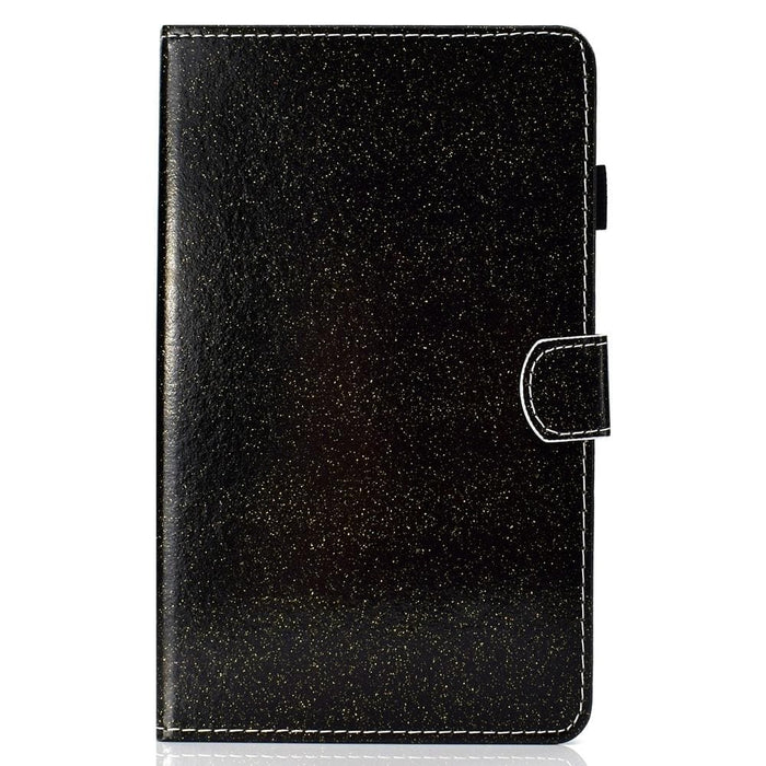 Glossy Glitter Powder Horizontal Flip Leather Tablet Case