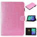 Glossy Glitter Powder Horizontal Flip Leather Tablet Case